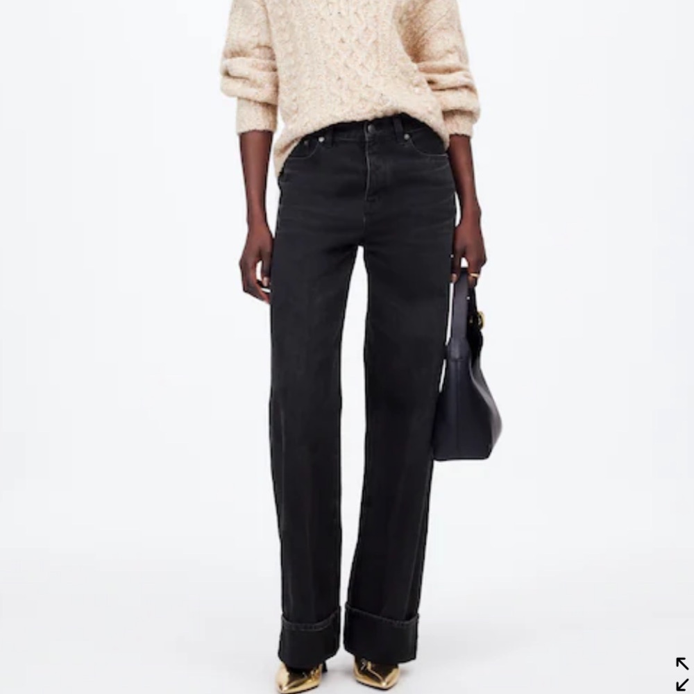 Madewell Charcoal Low-Slung Baggy Jeans